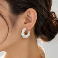 Twisted Hoop Earrings
