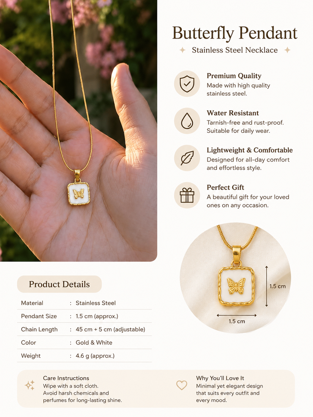 Butterfly Pendant