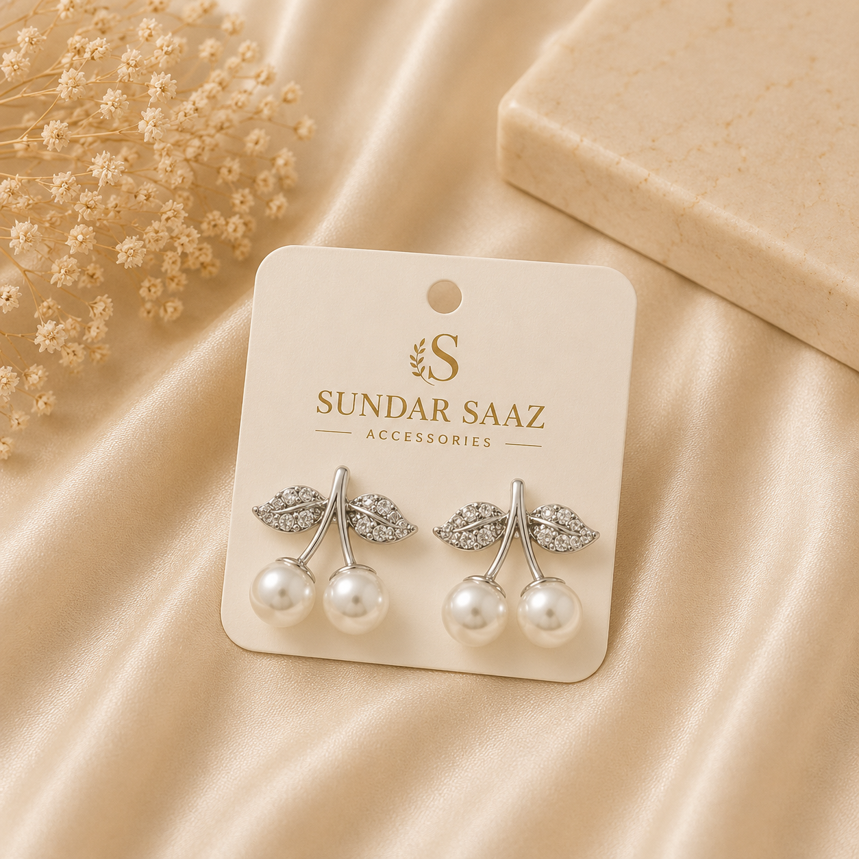Cherry Bloom Earring
